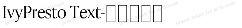 IvyPresto Text字体转换